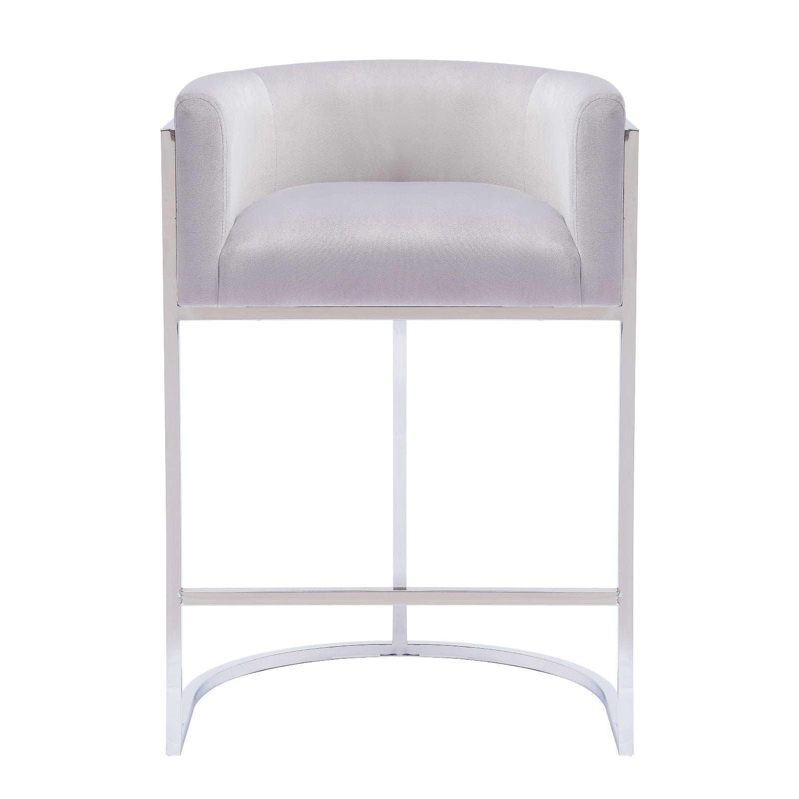 JANE GREY SILVER BARSTOOL